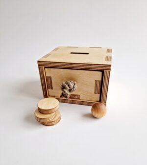 Montessori dėžutė, pagaminta Lietuvoje, edukaciniai žaislai, mediniai žaislai