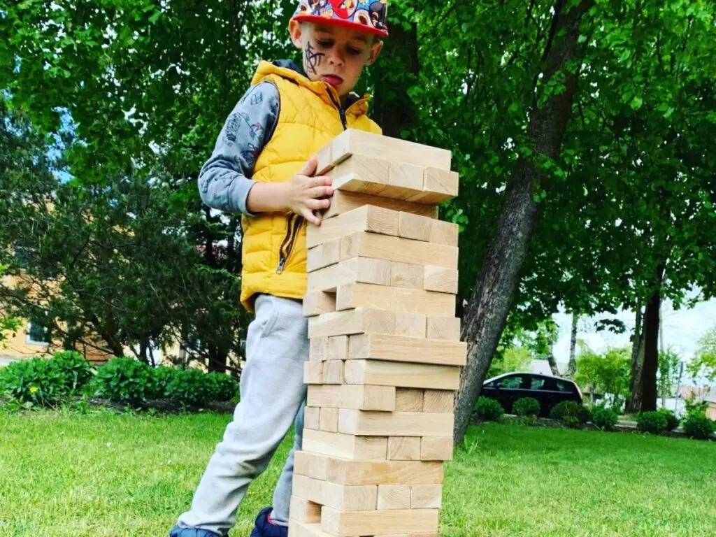 Jenga -Lauko žaidimų gaminias, lauko žaidimų nuoma