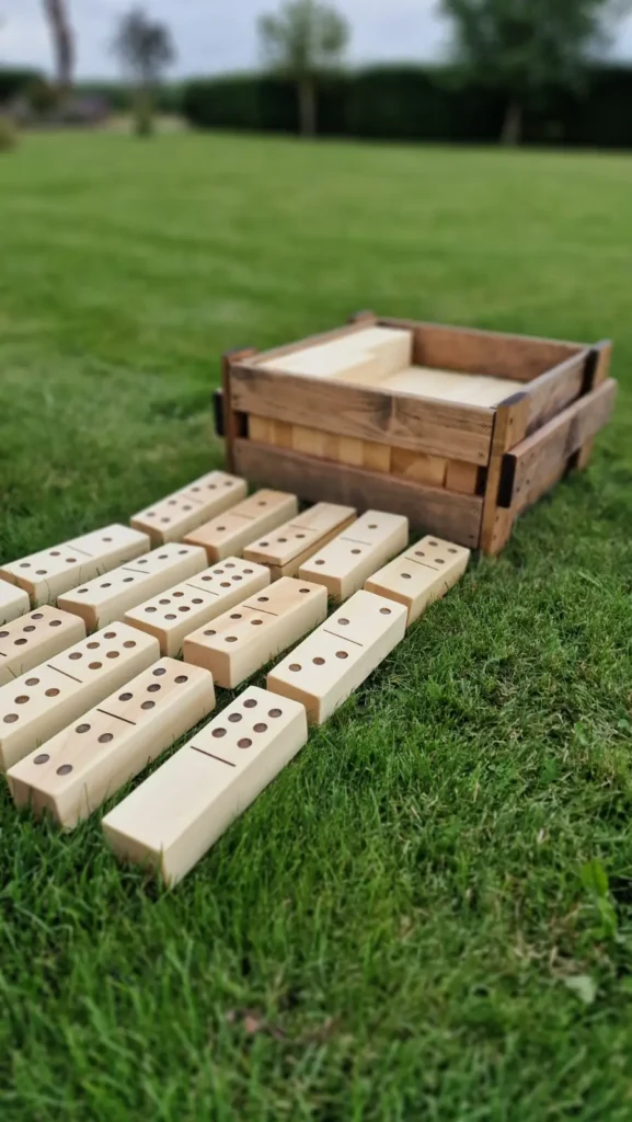 Lauko žaidimų gamyba pagal užsakymą Lietuvoje. Med=io karma