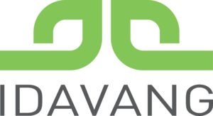 „Idavang“ logotipas – įmonei pagamintas medinis lauko žaidimas Gyvatėlė su logotipu