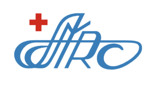 Alytaus medicininės reabilitacijos ir sporto centro logotipas – centrui pagaminti Janga–Domino ir Kukurūzų futbolas