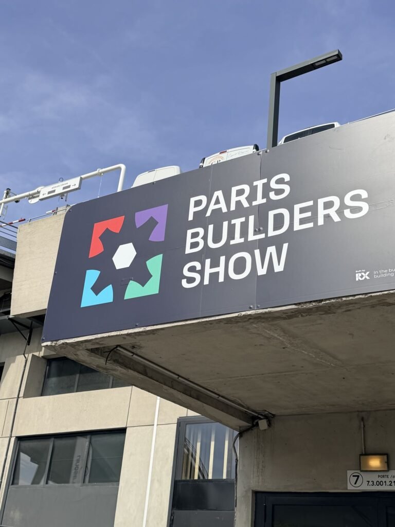 Paris Builders Show 2026 iškaba – statybų paroda BATIMAT Paryžiuje, Porte de Versailles parodų centras